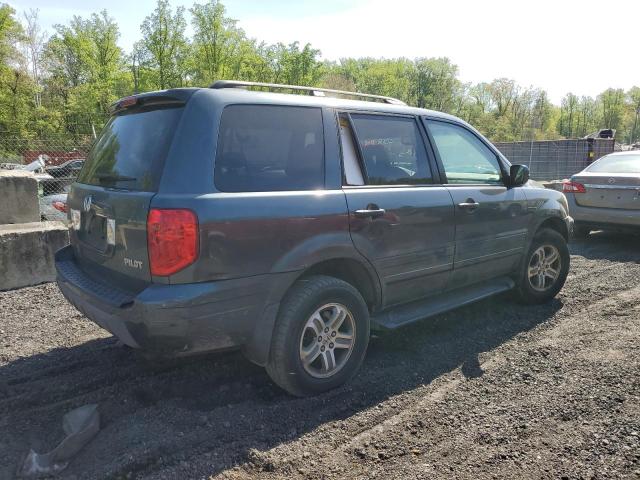 5FNYF18615B035493 - 2005 HONDA PILOT EXL GRAY photo 3