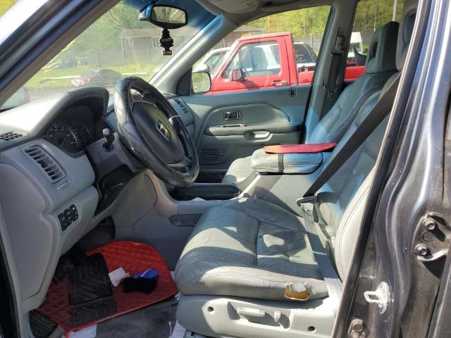 5FNYF18615B035493 - 2005 HONDA PILOT EXL GRAY photo 7