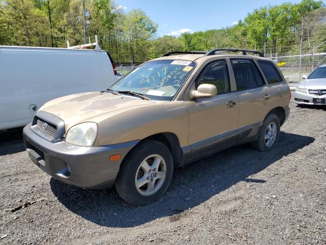 KM8SC13D34U781515 - 2004 HYUNDAI SANTA FE GLS GOLD photo 1