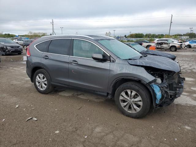 2HKRM4H74EH601104 - 2014 HONDA CR-V EXL GRAY photo 4