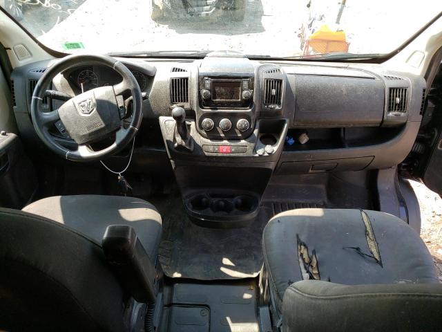 3C6TRVDG1HE551409 - 2017 RAM PROMASTER 2500 HIGH BLACK photo 8