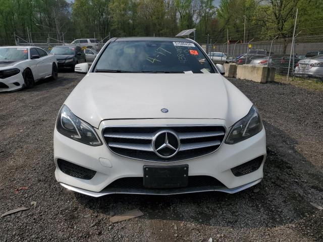 WDDHF8JB3EB005730 - 2014 MERCEDES-BENZ E 350 4MATIC WHITE photo 5