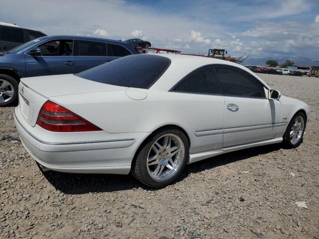 WDBPJ78J81A011534 - 2001 MERCEDES-BENZ CL 600 WHITE photo 3