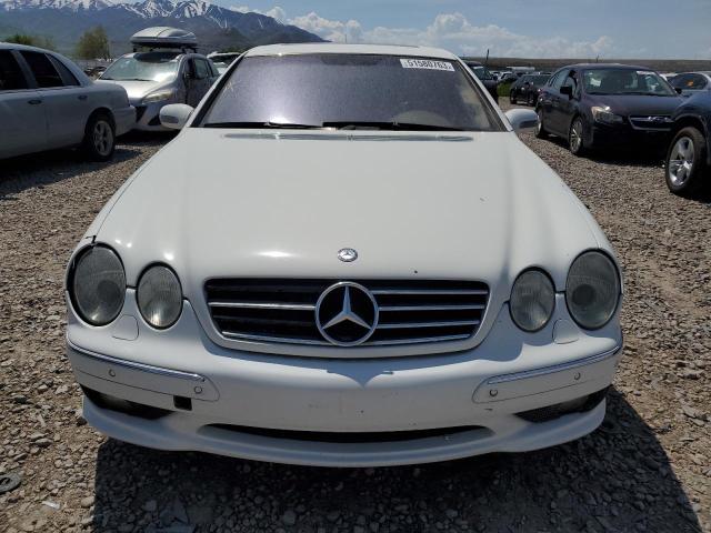 WDBPJ78J81A011534 - 2001 MERCEDES-BENZ CL 600 WHITE photo 5