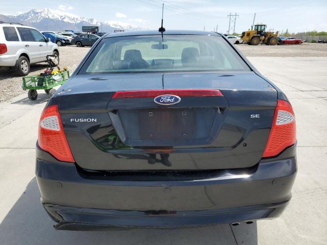 3FAHP0HA9AR317794 - 2010 FORD FUSION SE BLACK photo 6