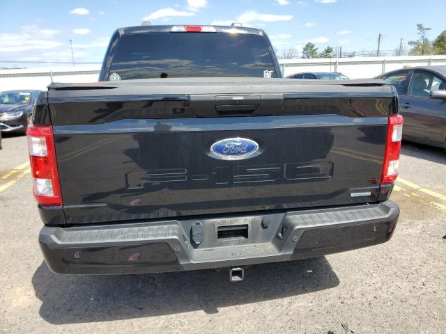 1FTEW1EP3MFC39318 - 2021 FORD F150 SUPERCREW BLACK photo 6