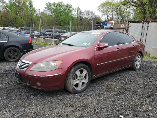 JH4KB16505C006655 - 2005 ACURA RL RED photo 1