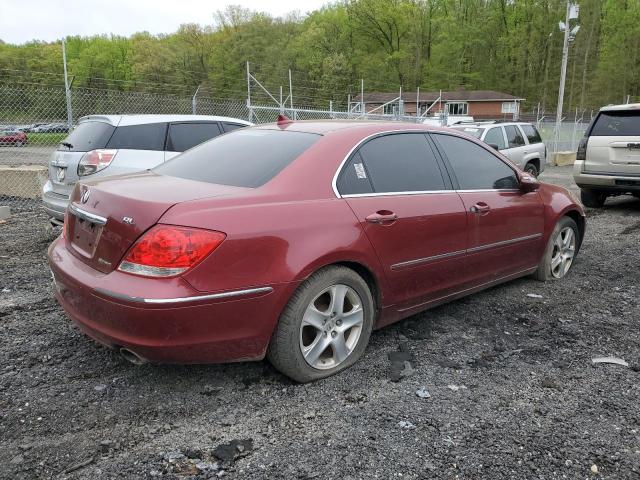 JH4KB16505C006655 - 2005 ACURA RL RED photo 3