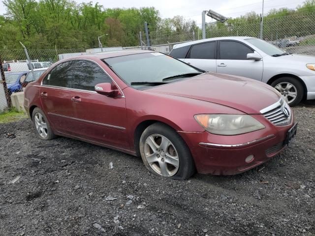 JH4KB16505C006655 - 2005 ACURA RL RED photo 4