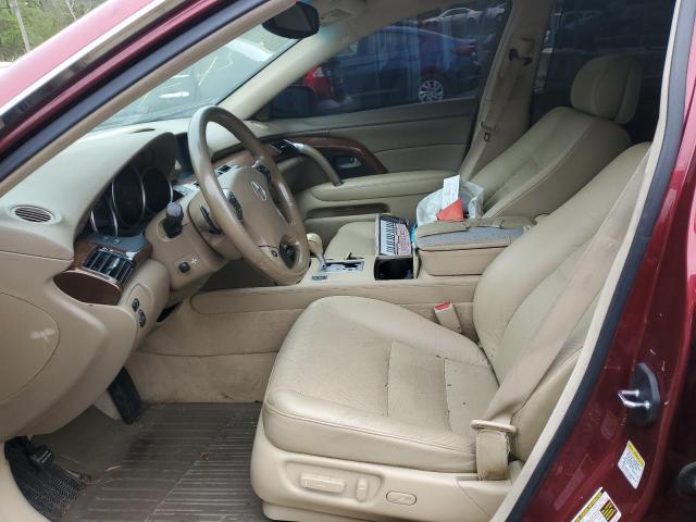 JH4KB16505C006655 - 2005 ACURA RL RED photo 7