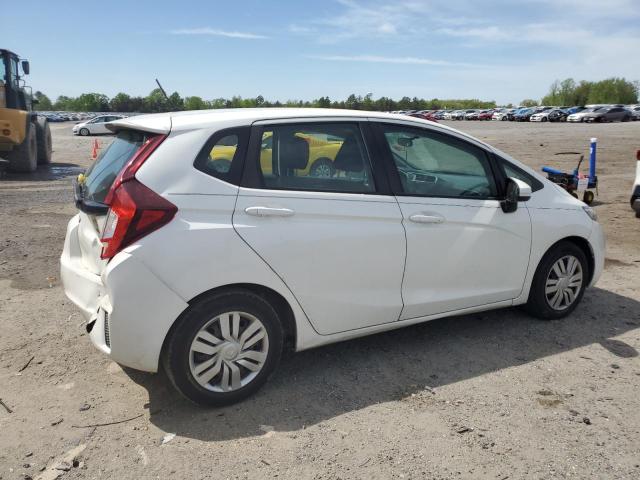 3HGGK5H52FM759097 - 2015 HONDA FIT LX WHITE photo 3