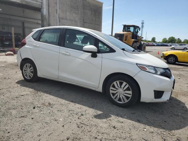 3HGGK5H52FM759097 - 2015 HONDA FIT LX WHITE photo 4