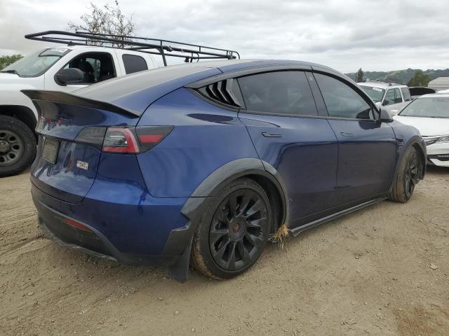 5YJYGAEE8MF159218 - 2021 TESLA MODEL Y BLUE photo 3