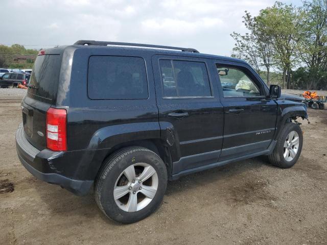 1C4NJRFBXCD599812 - 2012 JEEP PATRIOT LATITUDE BLACK photo 3