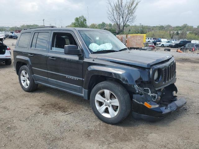 1C4NJRFBXCD599812 - 2012 JEEP PATRIOT LATITUDE BLACK photo 4