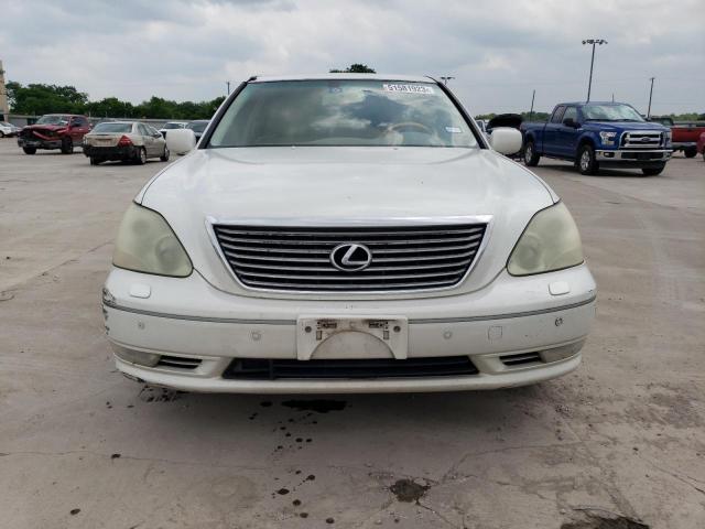 JTHBN36F155008950 - 2005 LEXUS LS 430 WHITE photo 5