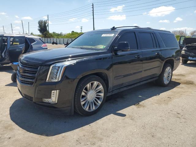 1GYS4UKJ5FR582914 - 2015 CADILLAC ESCALADE ESV PLATINUM შავი ფოტო 1