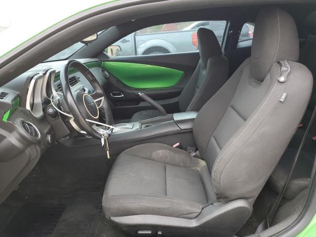 2G1FB1EV4A9196619 - 2010 CHEVROLET CAMARO LT GREEN photo 7