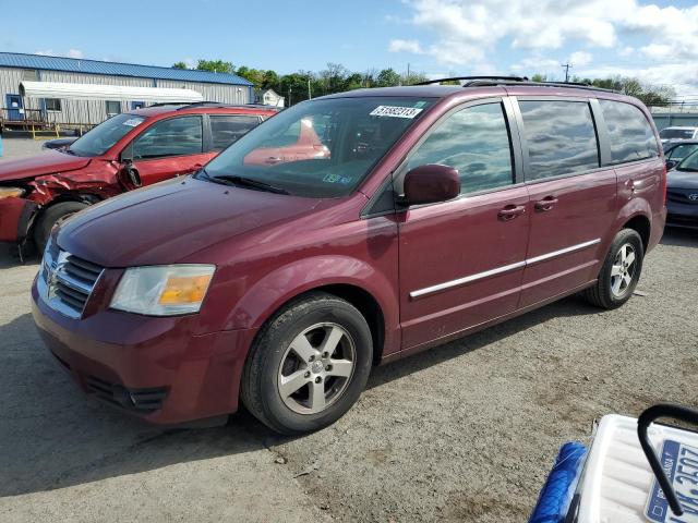 2D8HN54139R512876 - 2009 DODGE GRAND CARA SXT MAROON photo 1