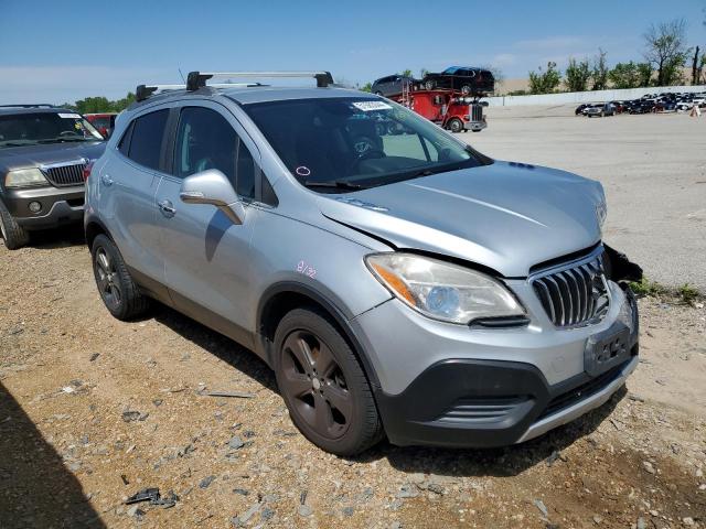 KL4CJASB6EB753438 - 2014 BUICK ENCORE SILVER photo 4