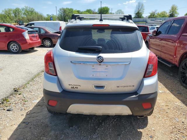 KL4CJASB6EB753438 - 2014 BUICK ENCORE SILVER photo 6