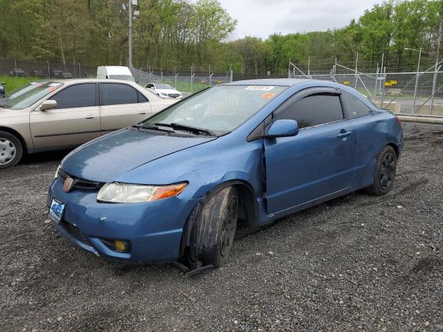 2HGFG12626H522678 - 2006 HONDA CIVIC LX BLUE photo 1