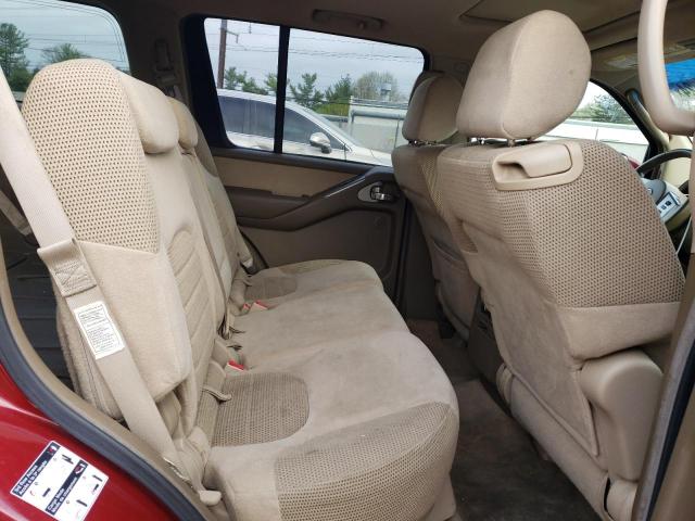 5N1AR18W56C641253 - 2006 NISSAN PATHFINDER LE 栗色 照片 10