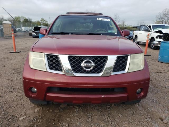 5N1AR18W56C641253 - 2006 NISSAN PATHFINDER LE MAROON photo 5