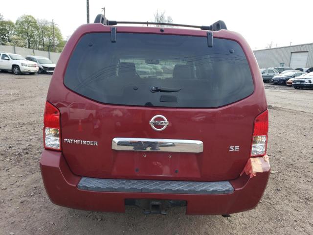 5N1AR18W56C641253 - 2006 NISSAN PATHFINDER LE MAROON photo 6