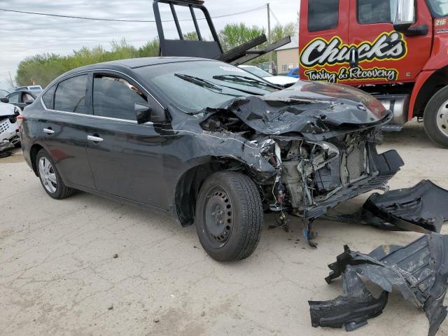 3N1AB7AP7EL676722 - 2014 NISSAN SENTRA S BLACK photo 4