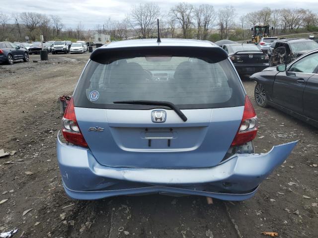 JHMGD38658S026024 - 2008 HONDA FIT SPORT BLUE photo 6