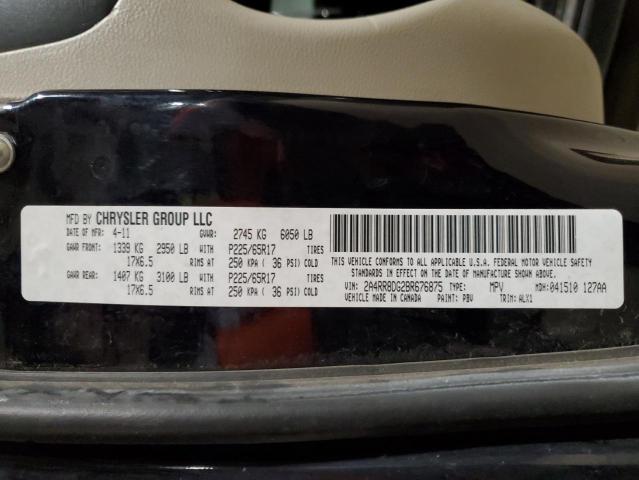 2A4RR8DG2BR676875 - 2011 CHRYSLER TOWN & COU TOURING L BLUE photo 13