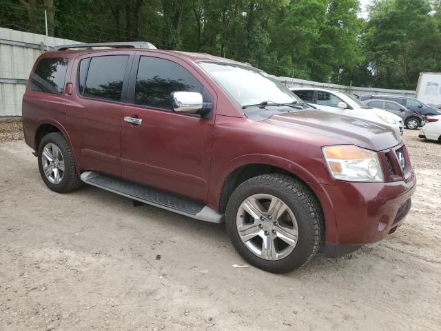 5N1BA0ND6AN601785 - 2010 NISSAN ARMADA SE MAROON photo 4