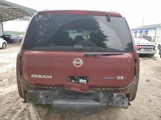 5N1BA0ND6AN601785 - 2010 NISSAN ARMADA SE MAROON photo 6