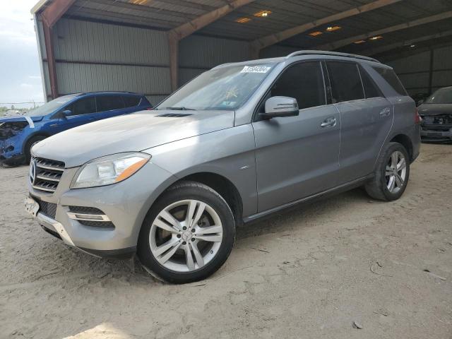 4JGDA5HB3CA051701 - 2012 MERCEDES-BENZ ML 350 4MATIC GRAY photo 1