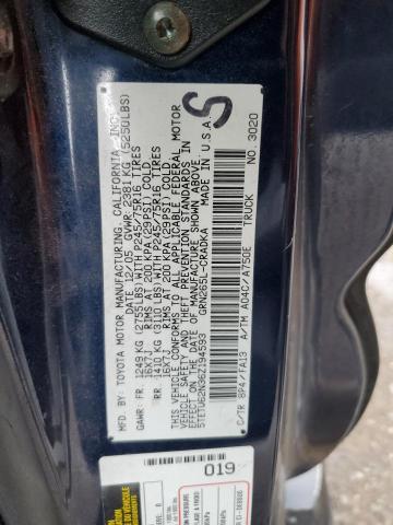 5TETU62N36Z194593 - 2006 TOYOTA TACOMA PRERUNNER ACCESS CAB BLUE photo 12