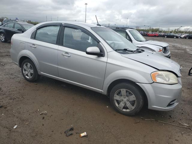 KL1TD5DE2AB050707 - 2010 CHEVROLET AVEO LS SILVER photo 4