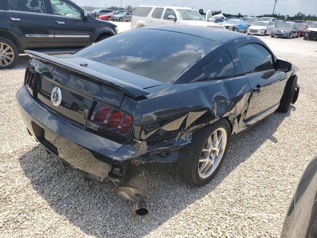 1ZVHT88S275309350 - 2007 FORD MUSTANG SHELBY GT500 BLACK photo 3