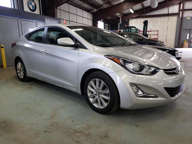 5NPDH4AE2FH594081 - 2015 HYUNDAI ELANTRA SE SILVER photo 4