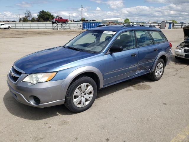 4S4BP60C397317613 - 2009 SUBARU OUTBACK BLUE photo 1