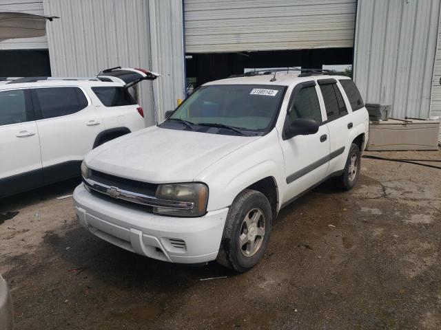 1GNDS13SX52117442 - 2005 CHEVROLET TRAIL BLAZ LS WHITE photo 1