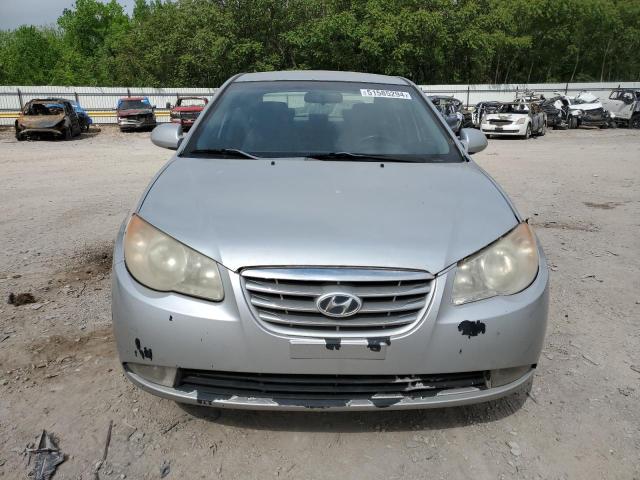 KMHDU4AD9AU905583 - 2010 HYUNDAI ELANTRA BLUE SILVER photo 5