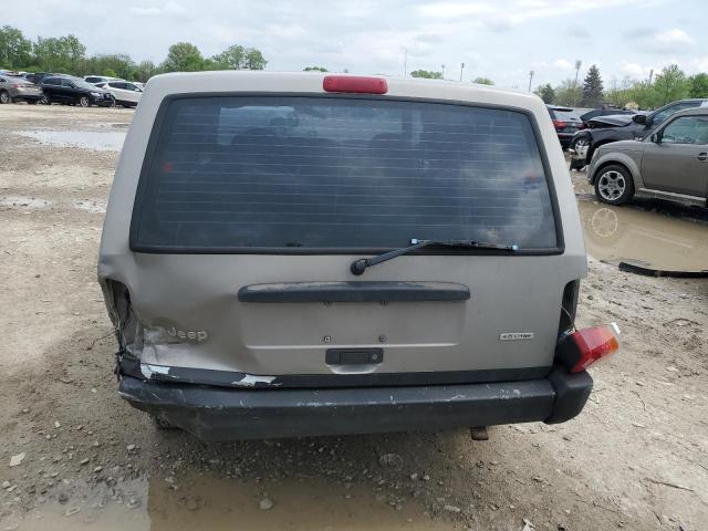 1J4FF28S6YL186190 - 2000 JEEP CHEROKEE SE GRAY photo 6