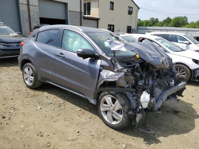 3CZRU6H58KM712667 - 2019 HONDA HR-V EX GRAY photo 4