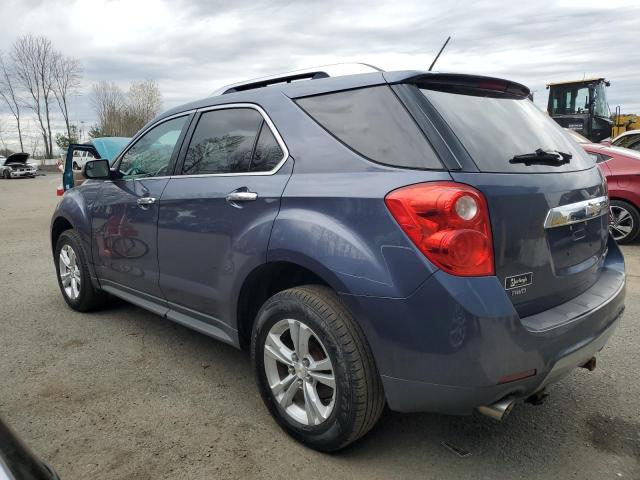 2GNFLGE33D6172587 - 2013 CHEVROLET EQUINOX LTZ BLUE photo 2