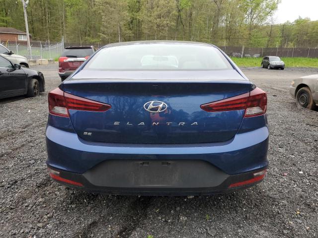 5NPD74LF0KH476436 - 2019 HYUNDAI ELANTRA SE BLUE photo 6