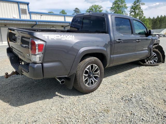 5TFCZ5AN7LX240314 - 2020 TOYOTA TACOMA DOUBLE CAB GRAY photo 3