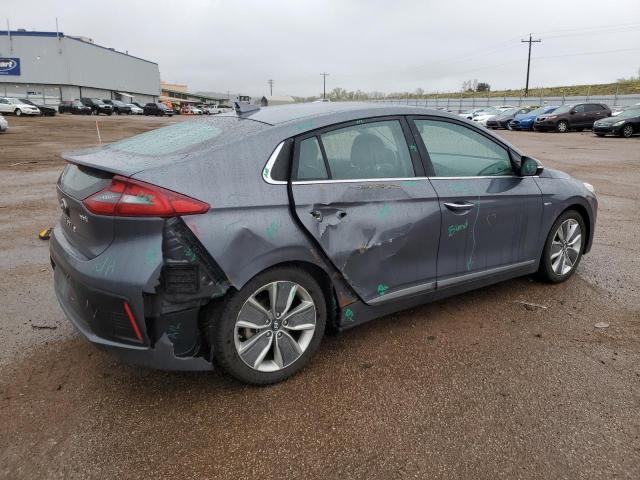 KMHC85LC2HU023689 - 2017 HYUNDAI IONIQ LIMITED GRAY photo 3