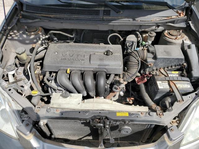 2T1KR32E04C226088 - 2004 TOYOTA COROLLA MA XR GRAY photo 11