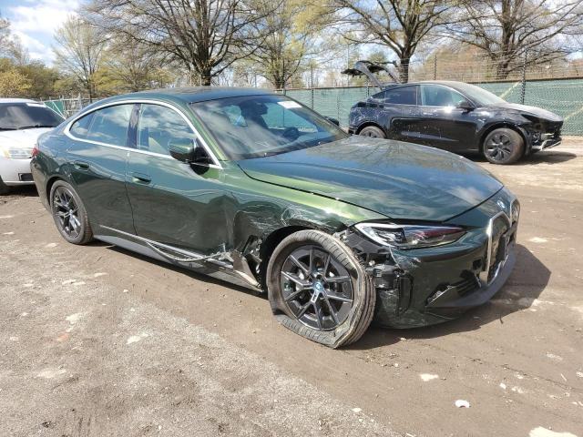 WBY73AW09PFP75583 - 2023 BMW I4 EDRIVE 40 绿色 照片 4